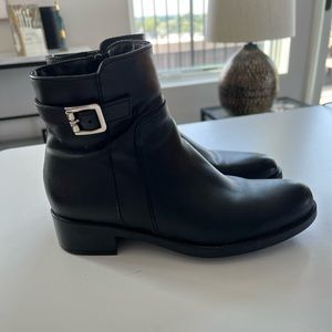 LA CANADIENNE - Shelby leather bootie - Black leather boot